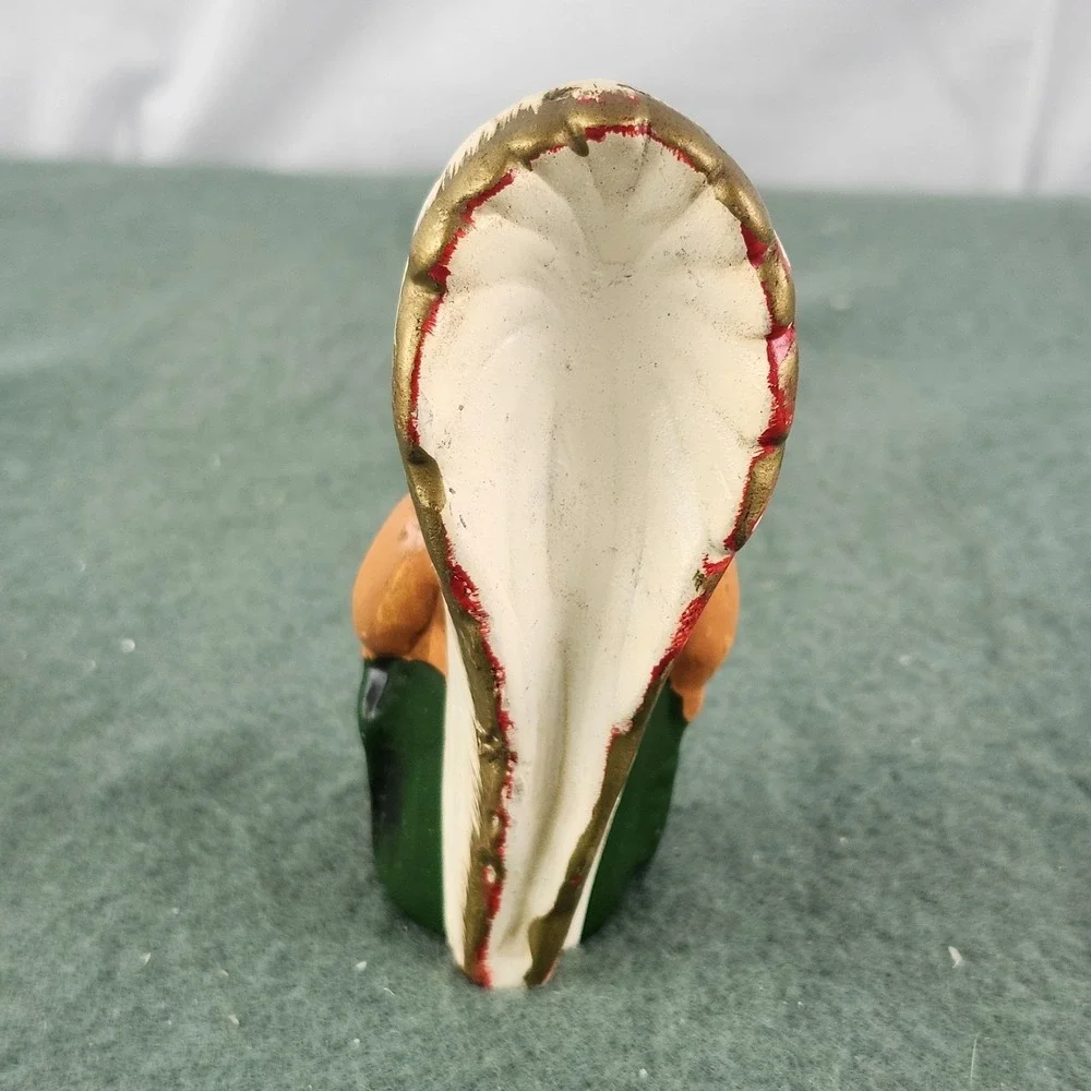 Vintage‎ Salt & Pepper Shakers Indian Native American Chief head Drum Mismatched